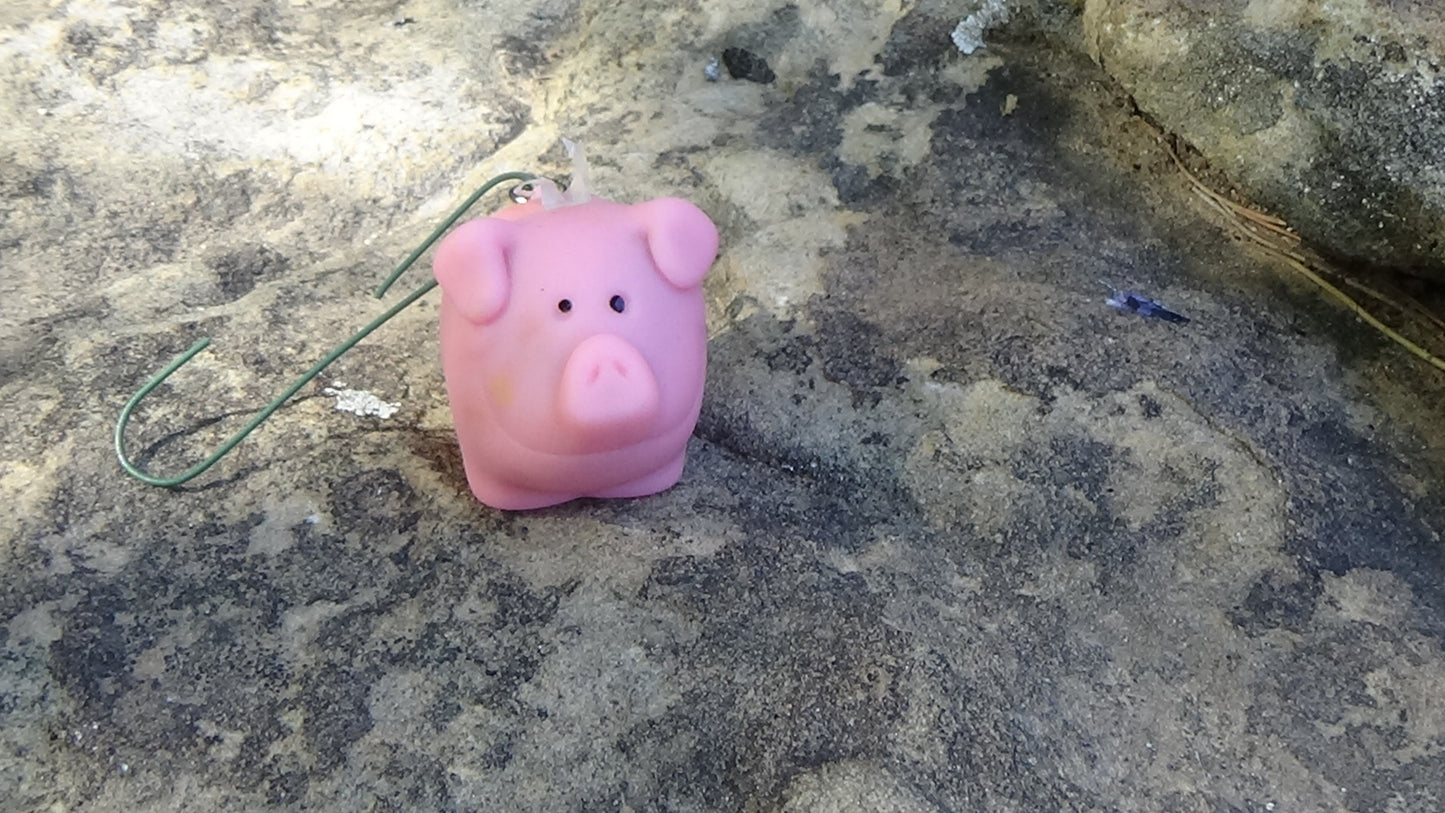 Poopy Angel Pig Ornament